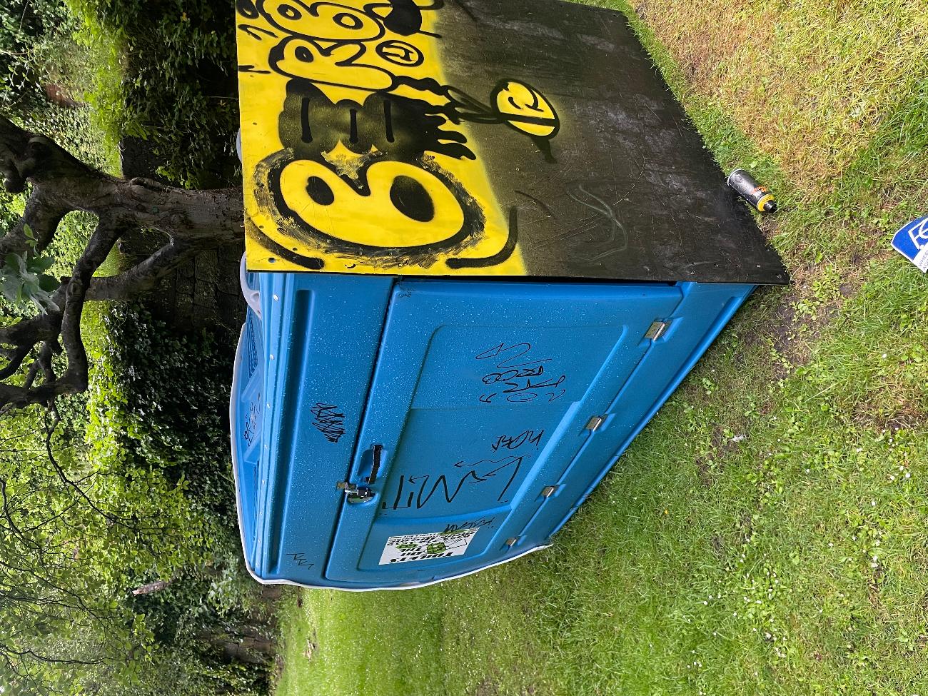 portable toilets damaged from toilets on the go during hire