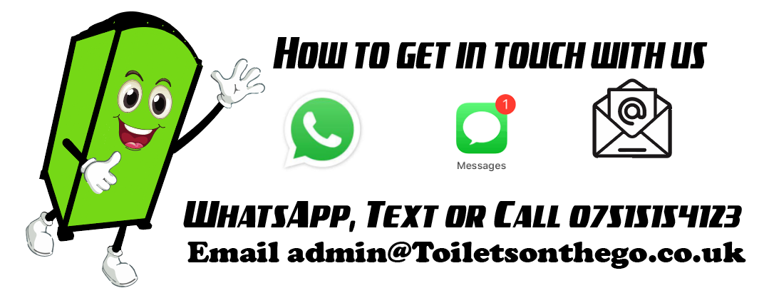 contact toilets on the go via text or whatsapp today