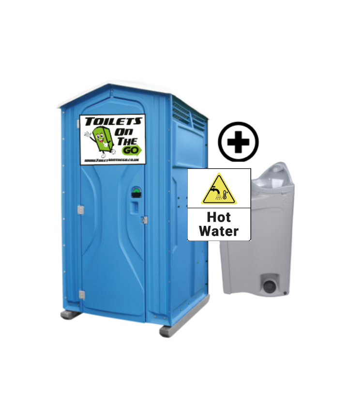 C1- Portable Toilet with Hot Wash Sink HSE Compliant